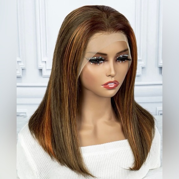 13*4 Lace Front 180% Density Long Straight Human Hair Wig 14’ - Picture 1 of 3